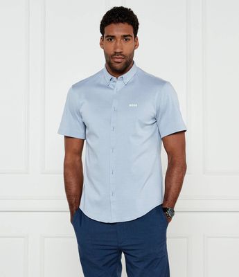 Koszula męska na lato BOSS GREEN ze sklepu: Gomez Fashion Store w kategorii: Koszule męskie - zdjęcie 874714-BD9-10338_BG251M000013498