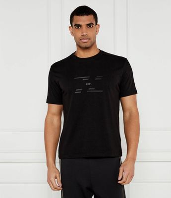 T-shirt męski w stylu młodzieżowym BOSS GREEN ze sklepu: Gomez Fashion Store w kategorii: T-shirty męskie - zdjęcie 874714-BD9-10338_BG251M000046001