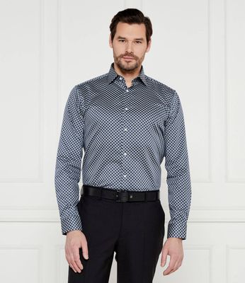 Koszula męska na wiosnę HUGO ze sklepu: Gomez Fashion Store w kategorii: Koszule męskie - zdjęcie 874714-BD9-10338_BU251M000089405