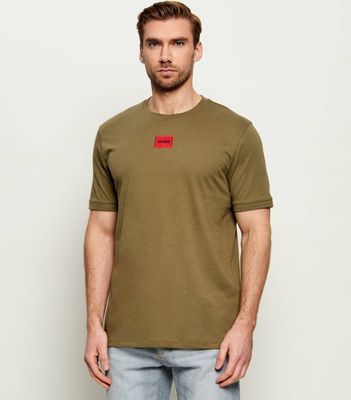 T-shirt męski na wiosnę HUGO ze sklepu: Gomez Fashion Store w kategorii: T-shirty męskie - zdjęcie 874714-BD9-10338_BU251M000156389