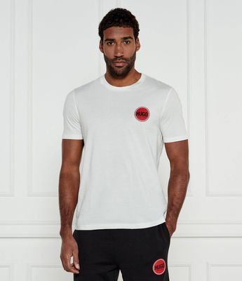 T-shirt męski na wiosnę HUGO ze sklepu: Gomez Fashion Store w kategorii: T-shirty męskie - zdjęcie 874714-BD9-10338_BU251M000187102