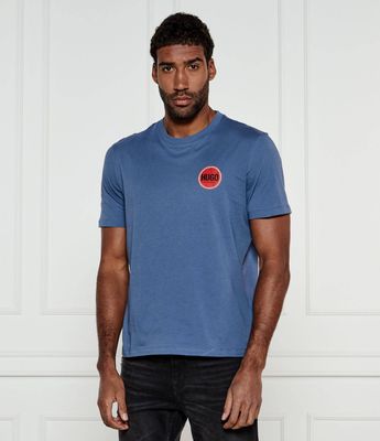 T-shirt męski casual HUGO ze sklepu: Gomez Fashion Store w kategorii: T-shirty męskie - zdjęcie 874714-BD9-10338_BU251M000187479