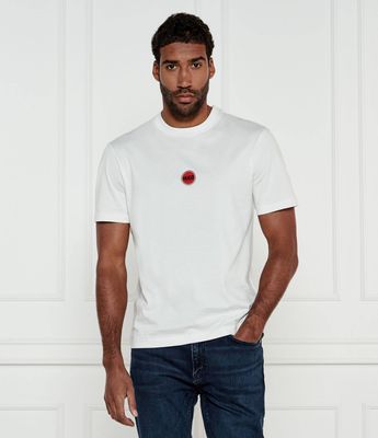 T-shirt męski wiosenny HUGO ze sklepu: Gomez Fashion Store w kategorii: T-shirty męskie - zdjęcie 874714-BD9-10338_BU251M000188102