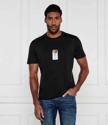 HUGO - T-shirt męski ze sklepu: Gomez Fashion Store w kategorii: T-shirty męskie - zdjęcie 874714-BD9-10338_BU251M000193001