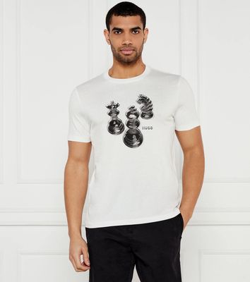T-shirt męski HUGO ze sklepu: Gomez Fashion Store w kategorii: T-shirty męskie - zdjęcie 874714-BD9-10338_BU251M000212102