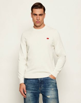Sweter męski HUGO ze sklepu: Gomez Fashion Store w kategorii: Swetry męskie - zdjęcie 874714-BD9-10338_BU251M000220102
