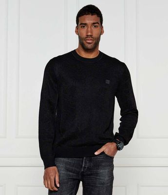 Sweter męski HUGO ze sklepu: Gomez Fashion Store w kategorii: Swetry męskie - zdjęcie 874714-BD9-10338_BU251M000226001