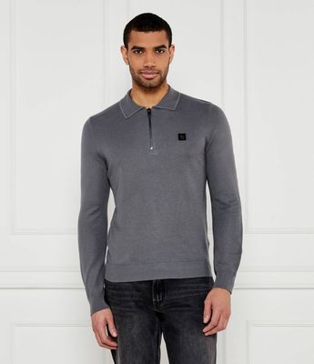 HUGO - Sweter męski casual ze sklepu: Gomez Fashion Store w kategorii: Swetry męskie - zdjęcie 874714-BD9-10338_BU251M000227086
