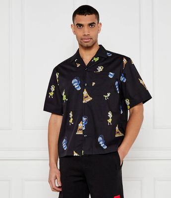 Koszula męska na wiosnę młodzieżowa Hugo Blue ze sklepu: Gomez Fashion Store w kategorii: Koszule męskie - zdjęcie 874714-BD9-10338_BJ251M000001001
