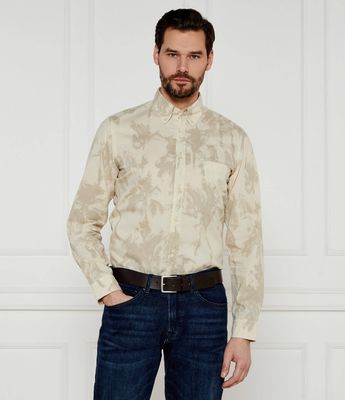 Koszula męska casual z kołnierzykiem button down BOSS ORANGE ze sklepu: Gomez Fashion Store w kategorii: Koszule męskie - zdjęcie 874714-BD9-10338_BO251M000016271