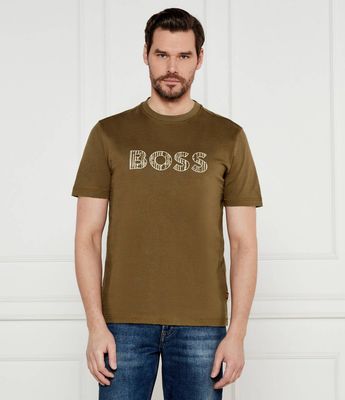 T-shirt męski wiosenny BOSS ORANGE ze sklepu: Gomez Fashion Store w kategorii: T-shirty męskie - zdjęcie 874714-BD9-10338_BO251M000069368