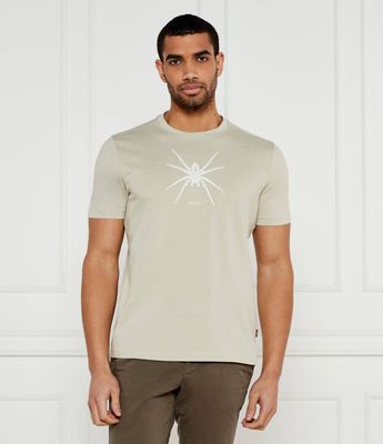 T-shirt męski BOSS ORANGE ze sklepu: Gomez Fashion Store w kategorii: T-shirty męskie - zdjęcie 874714-BD9-10338_BO251M000070271