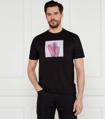 BOSS ORANGE - T-shirt męski młodzieżowy ze sklepu: Gomez Fashion Store w kategorii: T-shirty męskie - zdjęcie 874714-BD9-10338_BO251M000073001