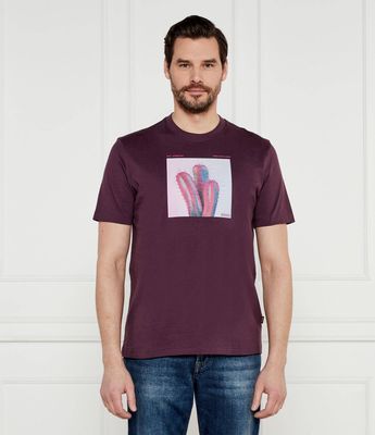 T-shirt męski wiosenny BOSS ORANGE ze sklepu: Gomez Fashion Store w kategorii: T-shirty męskie - zdjęcie 874714-BD9-10338_BO251M000073543