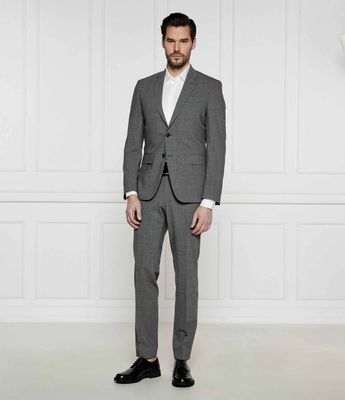 Garnitur męski elegancki jesienny BOSS BLACK ze sklepu: Gomez Fashion Store w kategorii: Garnitury męskie - zdjęcie 874714-BD9-10338_BB251M000087030