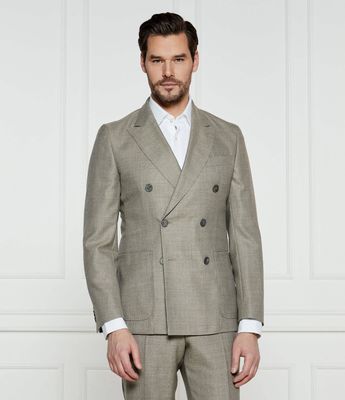 Marynarka męska wiosenna BOSS BLACK ze sklepu: Gomez Fashion Store w kategorii: Marynarki męskie - zdjęcie 874714-BD9-10338_BB251M000096275