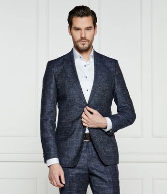 Marynarka męska jesienna BOSS BLACK ze sklepu: Gomez Fashion Store w kategorii: Marynarki męskie - zdjęcie 874714-BD9-10338_BB251M000103404