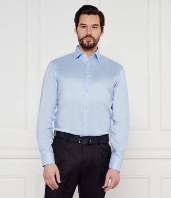Koszula męska na wiosnę BOSS BLACK ze sklepu: Gomez Fashion Store w kategorii: Koszule męskie - zdjęcie 874714-BD9-10338_BB251M000115450
