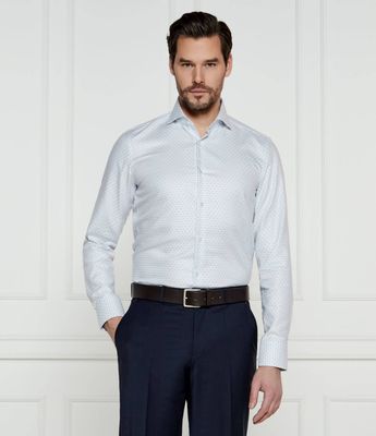 BOSS BLACK - Koszula męska wiosenna ze sklepu: Gomez Fashion Store w kategorii: Koszule męskie - zdjęcie 874714-BD9-10338_BB251M000117100