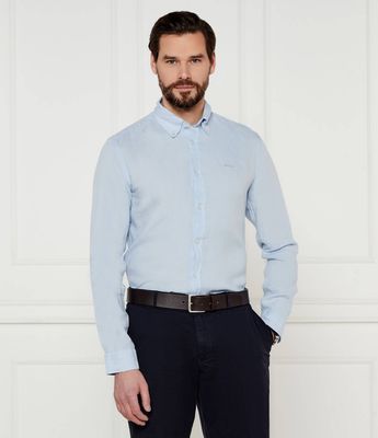 Koszula męska na wiosnę BOSS BLACK ze sklepu: Gomez Fashion Store w kategorii: Koszule męskie - zdjęcie 874714-BD9-10338_BB251M000146450
