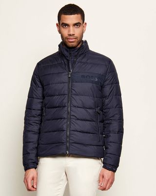 Kurtka męska na wiosnę BOSS BLACK ze sklepu: Gomez Fashion Store w kategorii: Kurtki męskie - zdjęcie 874714-BD9-10338_BB251M000176404