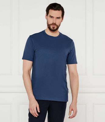 BOSS BLACK - T-shirt męski casualowy ze sklepu: Gomez Fashion Store w kategorii: T-shirty męskie - zdjęcie 874714-BD9-10338_BB251M000182425