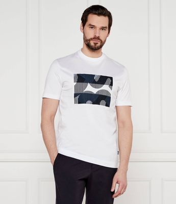 BOSS BLACK - T-shirt męski na wiosnę ze sklepu: Gomez Fashion Store w kategorii: T-shirty męskie - zdjęcie 874714-BD9-10338_BB251M000207101