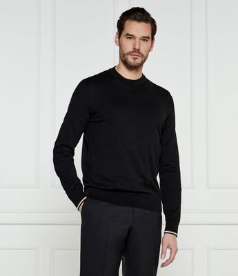 Sweter męski na zimę na wiosnę BOSS BLACK ze sklepu: Gomez Fashion Store w kategorii: Swetry męskie - zdjęcie 874714-BD9-10338_BB251M000235001