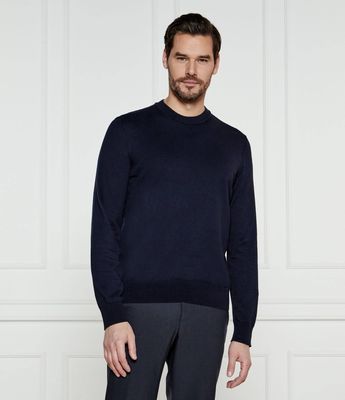 Sweter męski casual BOSS BLACK ze sklepu: Gomez Fashion Store w kategorii: Swetry męskie - zdjęcie 874714-BD9-10338_BB251M000235404