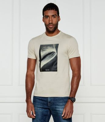T-shirt męski na wiosnę Calvin Klein ze sklepu: Gomez Fashion Store w kategorii: T-shirty męskie - zdjęcie 874714-BD9-10338_CK251M000058B53