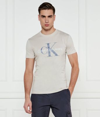 T-shirt męski na wiosnę Calvin Klein Jeans ze sklepu: Gomez Fashion Store w kategorii: T-shirty męskie - zdjęcie 874714-BD9-10338_CJ251M000028C82