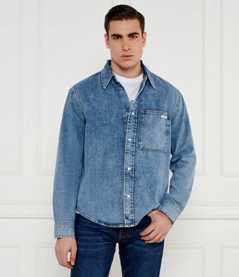 Koszula męska Calvin Klein Jeans ze sklepu: Gomez Fashion Store w kategorii: Koszule męskie - zdjęcie 874714-BD9-10338_CJ251M000040196