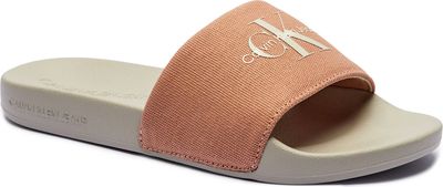 Klapki damskie na lato Calvin Klein Jeans ze sklepu: Gomez Fashion Store w kategorii: Klapki damskie - zdjęcie 874714-BD9-10338_CJ251W000031C93