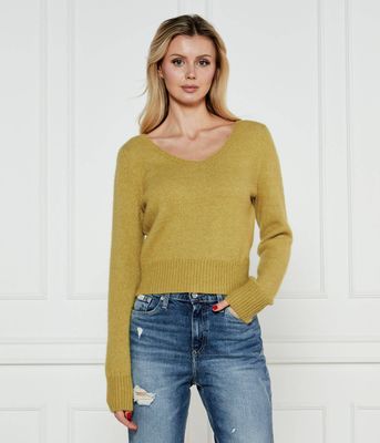 Sweter damski na zimę Calvin Klein Jeans ze sklepu: Gomez Fashion Store w kategorii: Swetry damskie - zdjęcie 874714-BD9-10338_CJ251W000049C89