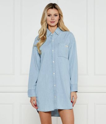 Sukienka na wiosnę Calvin Klein Jeans ze sklepu: Gomez Fashion Store w kategorii: Sukienki - zdjęcie 874714-BD9-10338_CJ251W000082195
