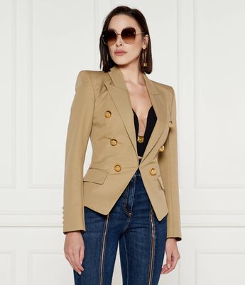 Marynarka elegancki jesienny BALMAIN ze sklepu: Gomez Fashion Store w kategorii: Marynarki damskie - zdjęcie 874714-BD9-10338_BA245W000005090