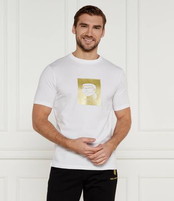 Karl Lagerfeld - T-shirt męski na wiosnę ze sklepu: Gomez Fashion Store w kategorii: T-shirty męskie - zdjęcie 874714-BD9-10338_KL251M000017007