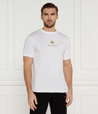 T-shirt męski casualowy Karl Lagerfeld ze sklepu: Gomez Fashion Store w kategorii: T-shirty męskie - zdjęcie 874714-BD9-10338_KL251M000018007