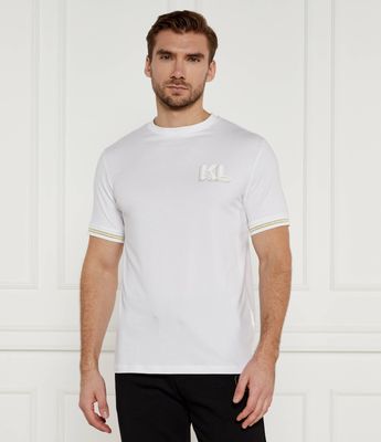 T-shirt męski na wiosnę Karl Lagerfeld ze sklepu: Gomez Fashion Store w kategorii: T-shirty męskie - zdjęcie 874714-BD9-10338_KL251M000020007