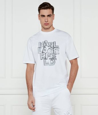 Karl Lagerfeld - T-shirt męski młodzieżowy ze sklepu: Gomez Fashion Store w kategorii: T-shirty męskie - zdjęcie 874714-BD9-10338_KL251M000035141