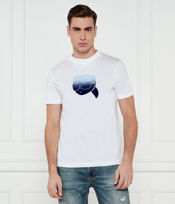 T-shirt męski Karl Lagerfeld ze sklepu: Gomez Fashion Store w kategorii: T-shirty męskie - zdjęcie 874714-BD9-10338_KL251M000040007