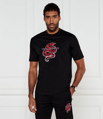 Karl Lagerfeld - T-shirt męski wiosenny ze sklepu: Gomez Fashion Store w kategorii: T-shirty męskie - zdjęcie 874714-BD9-10338_KL251M000093990