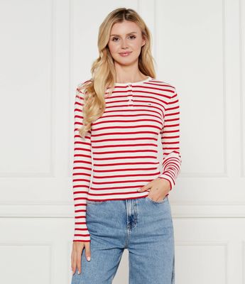 Bluzka damska Tommy Jeans ze sklepu: Gomez Fashion Store w kategorii: Bluzki damskie - zdjęcie 874714-BD9-10338_TM251W000022F78