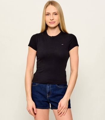 Bluzka damska letnia Tommy Jeans ze sklepu: Gomez Fashion Store w kategorii: Bluzki damskie - zdjęcie 874714-BD9-10338_TM251W000025D44