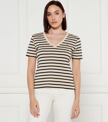 Bluzka damska na wiosnę Tommy Hilfiger ze sklepu: Gomez Fashion Store w kategorii: Bluzki damskie - zdjęcie 874714-BD9-10338_TH251W000053394