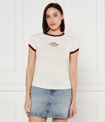 Bluzka damska młodzieżowa casual Tommy Hilfiger ze sklepu: Gomez Fashion Store w kategorii: Bluzki damskie - zdjęcie 874714-BD9-10338_TH251W000081L35