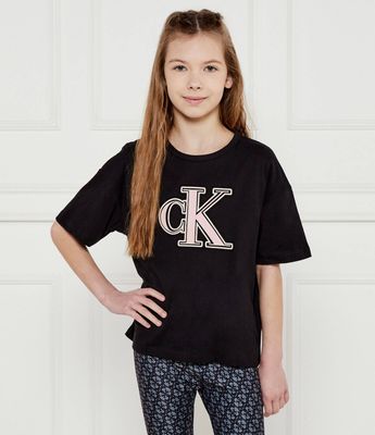 Bluzka dziewczęca na lato Calvin Klein Jeans ze sklepu: Gomez Fashion Store w kategorii: Bluzki dziewczęce