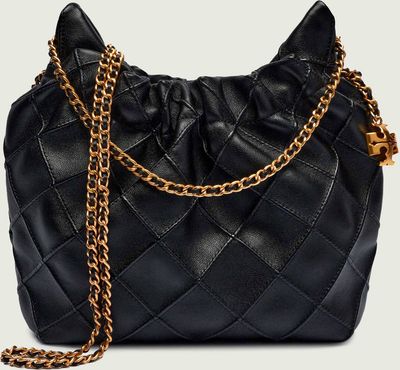 TORY BURCH - Torebka hobo elegancki ze sklepu: Gomez Fashion Store w kategorii: Torebki hobo - zdjęcie 874714-BD9-10338_TO251W000019001