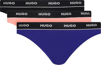 Majtki damskie z napisami Hugo Bodywear ze sklepu: Gomez Fashion Store w kategorii: Majtki damskie - zdjęcie 874714-BD9-10338_BZ251W000001993