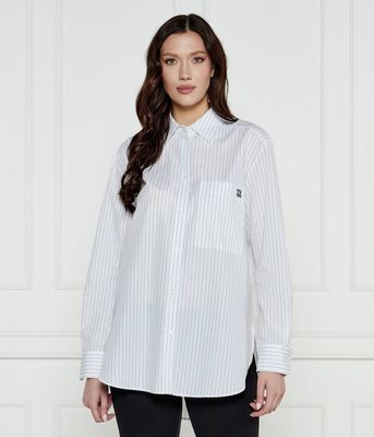 Koszula damska na wiosnę HUGO ze sklepu: Gomez Fashion Store w kategorii: Koszule damskie - zdjęcie 874714-BD9-10338_BU251W000059975